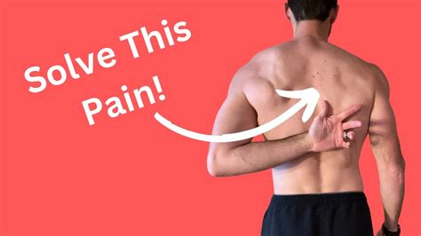 Sharp Stabbing Shoulder Blade Pain Relief Strategy YouTube