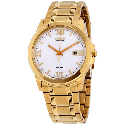 Citizen Citizen Mens Eco Drive Gold Tone Watch Bm7262 57a Walmart