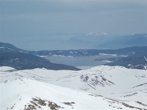 Beautiful Winter Skiins Season In Sar Planina In Macedonia Stock Photo