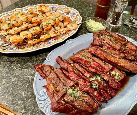 Garlic Butter Grilled Steak Shrimp From Cafe Delites Mangia Monday