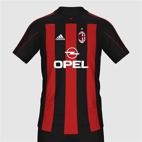 Ac Milan Retro Home Kit Retro Kit Fifa Kit Creator Showcase