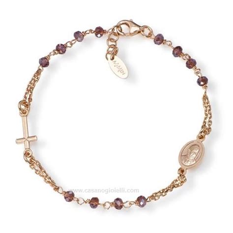 Bracciale Donna AMEN Rosari Brorvi3 Argento 925 Cristalli Swarovski