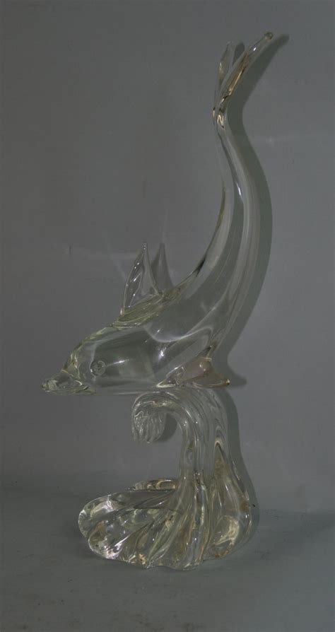 Italian Murano Glass Dolphin For Sale At 1stdibs