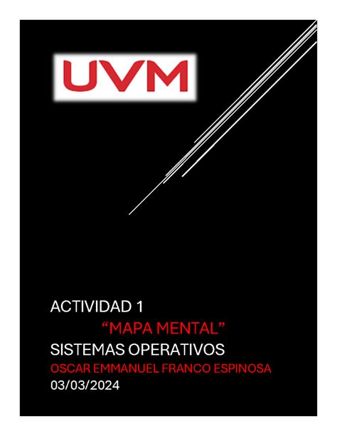 Act Oefe Mapa Mental Sistemas Operativos Actividad Mapa