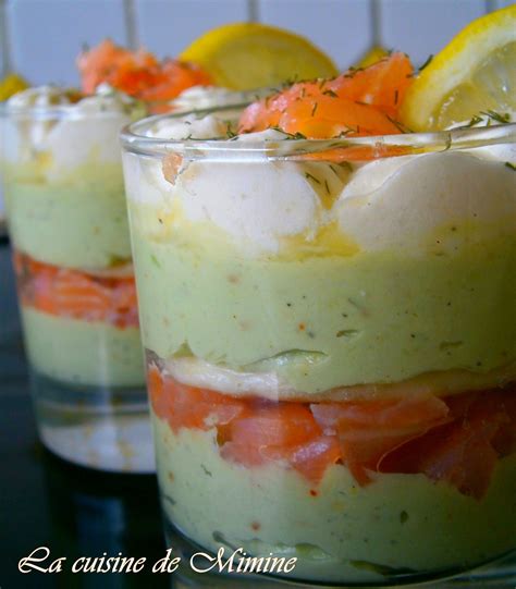 Verrines Saumon Avocat Fa On Tiramisu La Cuisine De Mimine