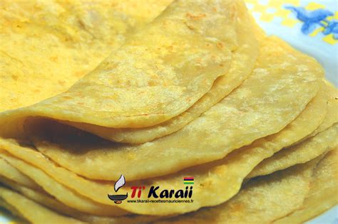 Recette Mauricienne Dholl Puri Ti Karaii