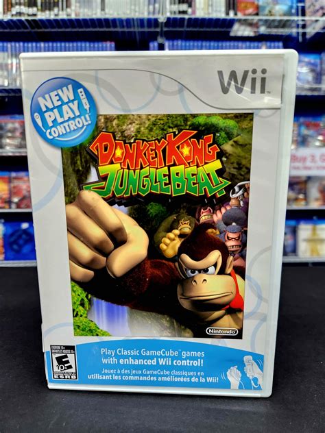 Wii Donkey Kong Jungle Beat New Play Control! CIB - Movie Galore