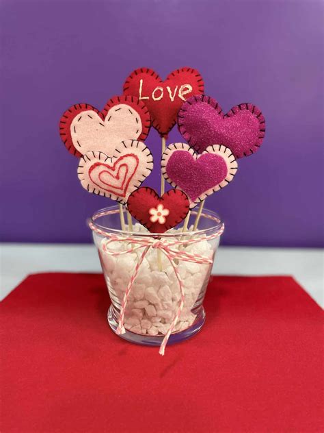 Valentine S Day Centerpiece Craft Out Of Patterns