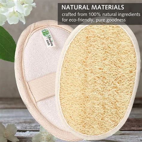 Yamel 1 Pieza Exfoliante Corporal De Esponja De Luffa Natural Y Esponja