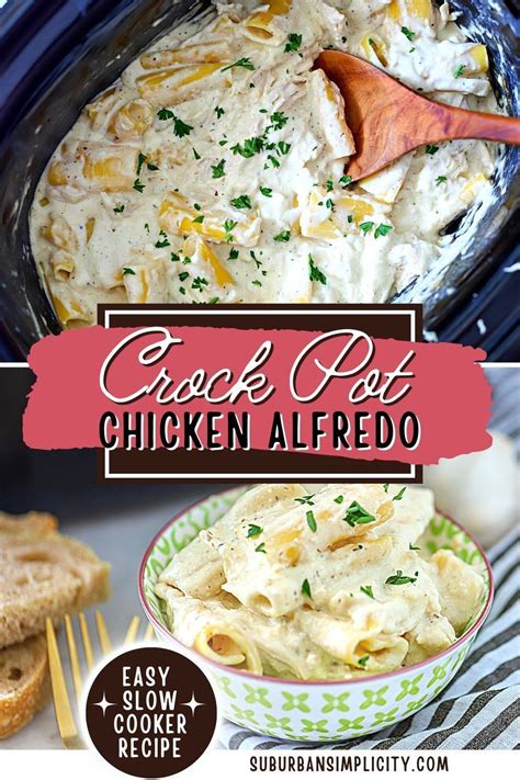 Easy Crockpot Chicken Alfredo Artofit