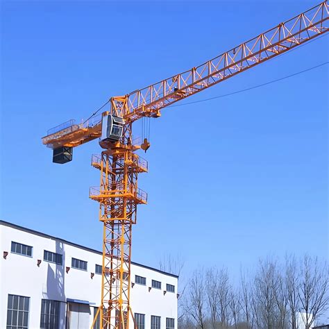 Construction Topless Flat Top Jib Luffing Self Erecting Tower Crane