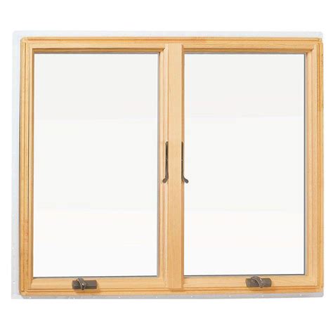 Andersen 48 in. x 48 in. 400 Series Casement Wood Window with White ...