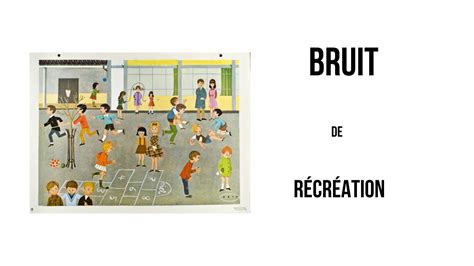 BRUIT D UNE COUR DE RECREATION 2MIN YouTube