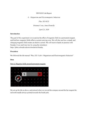 Phys Lab 4 Lab 4 PHYS202 Lab Report 4 Resistors In Series And