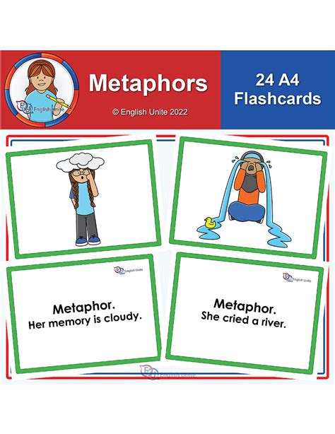 English Unite Flashcards A4 Metaphor