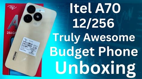 Itel A Unboxing Awesome Budget Phone Gb Youtube