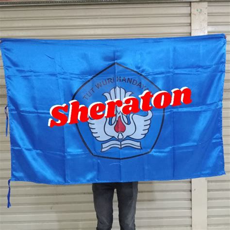 Jual Bendera Logo Bendera Tut Wuri Handayani Dasar Biru Uk Cm X