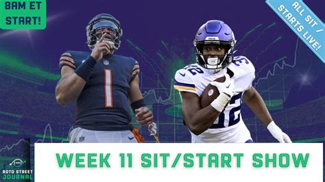 Week 11 Fantasy Football Start Em Sit Em Questions And News Start Justin Fields Tony Pollard