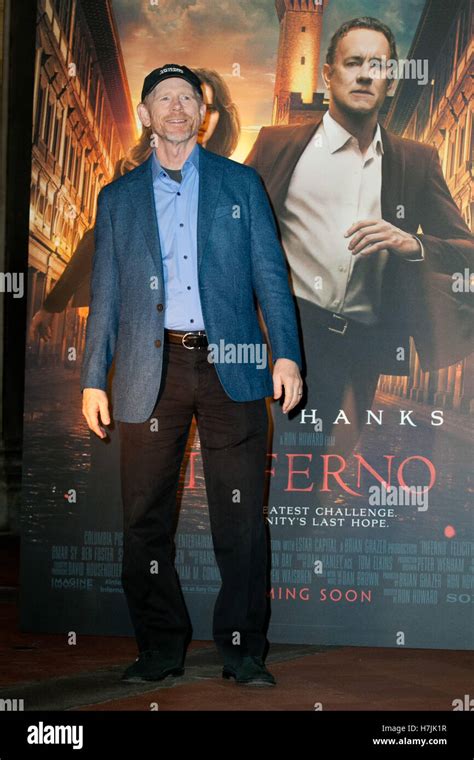 Photocall For Inferno At Palazzo Vecchio Featuring Ron Howard Where