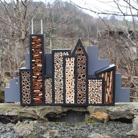 Our Bug Hotel Is Open Come On In Insect Hotel Bug Hotel Bee Hotel