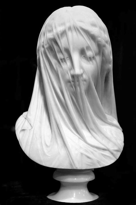 Italian sculptor Giovanni Strazza's "The Veiled Virgin" [638x960] : r ...