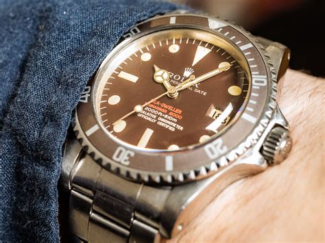 Rolex Vintage Sea Dweller Ref Double Red Mark Ii Tropic Dial