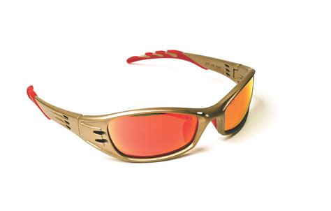 3m Fuel™ Scratch Resistant Safety Glasses Red Mirror Lens Color 5pa87 11640 00000 10 Grainger