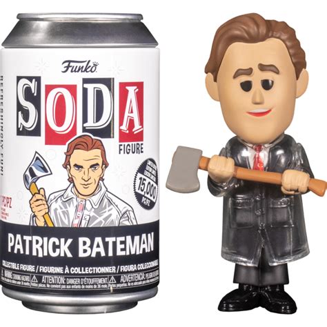 American Psycho Patrick Bateman Soda Vinyl Figure In Collector Can