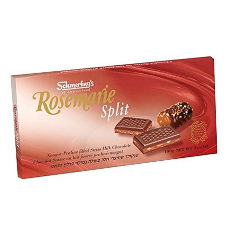 Schmerlings Rosemarie Kosher Swiss Chocolate Premium Swiss Milk Chocolate Split