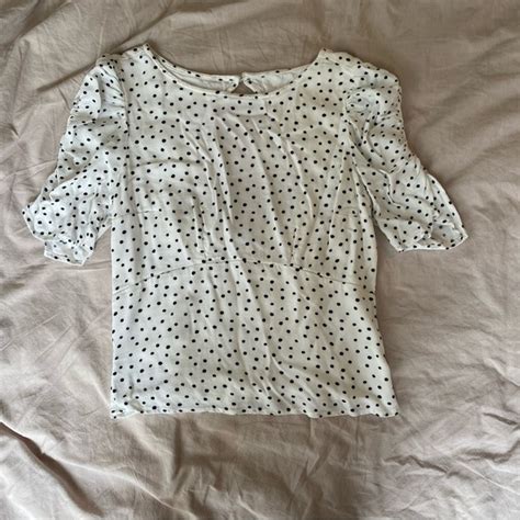 Abercrombie Fitch Tops Abercrombie Fitch Polka Dot Blouse With