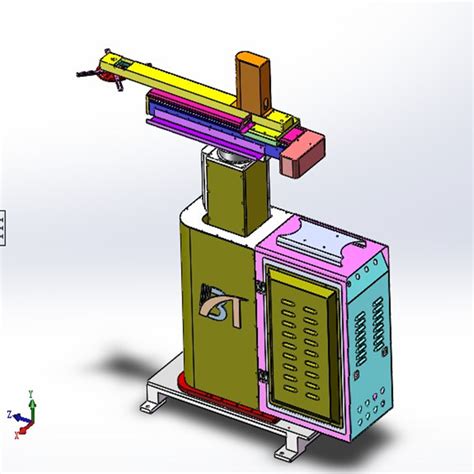 四轴冲压机械手 机械自动化 机械3dstep模型图纸下载 懒石网