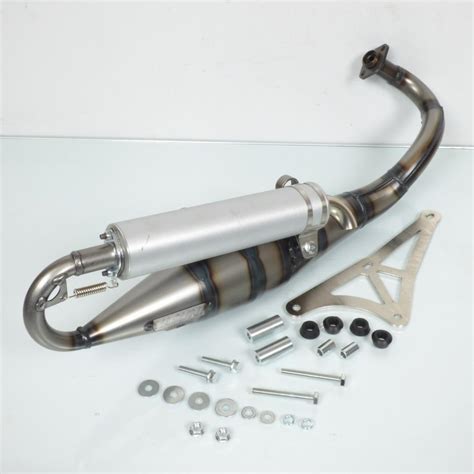 Exhaust Pipe Yasuni R For Scooter Piaggio Typhoon Front Alu For