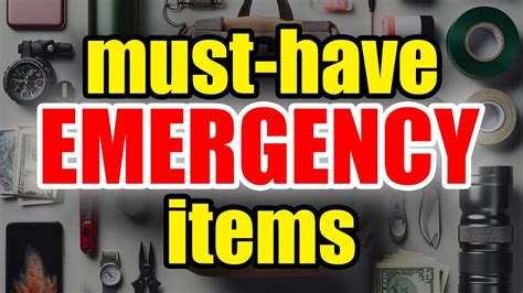 Prepare Now 20 MUST HAVE SHTF And EMERGENCY Items Dont Wait YouTube