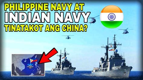 Ito Na Indian Navy At Philippine Navy Nagsagawa Ng Naval Exercise Sa