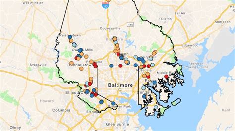 Check Baltimore County Restaurant Closures With Health Department Map