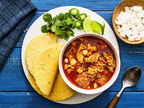 Menudo Rojo Mexican Red Chile Tripe Soup Recipe