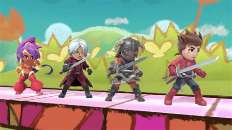 Dante Shantae And More Join Super Smash Bros Ultimate As Mii Fighter