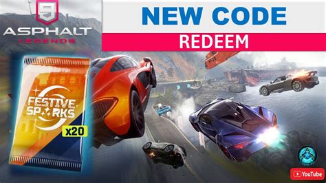 Asphalt 9 Legends New Redeem Code Festive Sparks X20 Hurry