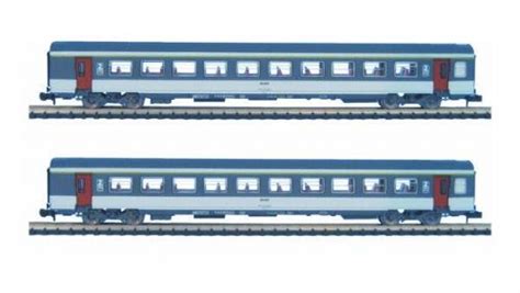 94310 Piko N Scale SNCF Corail VTU Coach Set Twin Pack