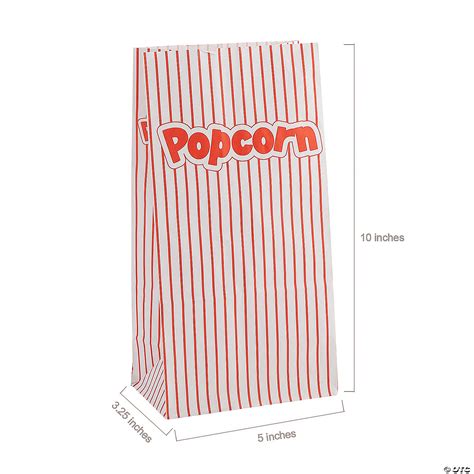 Buy ️ 5" x 10" Bulk Popcorn Bags - 60 Pc. 🛒 | Party Favors by Grand Events Sales