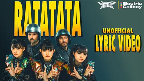 RATATATA LYRIC VIDEO Electric Callboy BABYMETAL YouTube