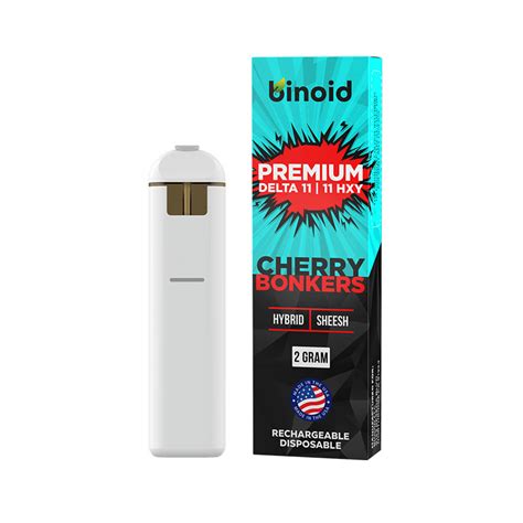 Premium Delta Thc Vape Pen With Hxy Cherry Bonkers Binoid