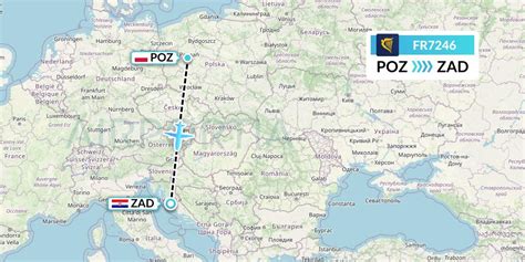 FR7246 Flight Status Ryanair Poznan To Zadar RYR7246