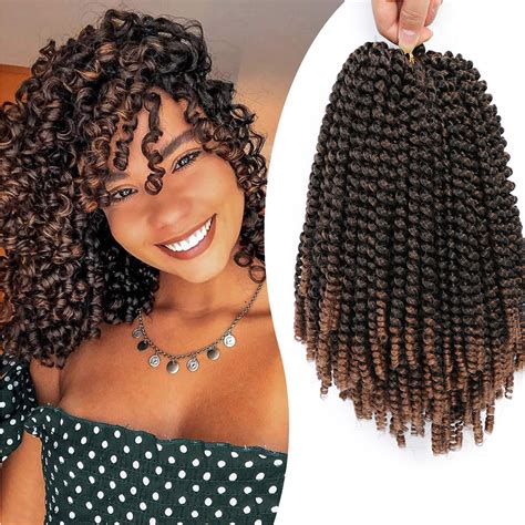 Spring Twist Crochet Braids Hair 6 Packs 8inch - #T30 - Hairtrade