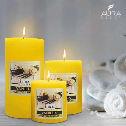 Auradecor Wax Fragrance Pillar Candle Pack Of Jiomart