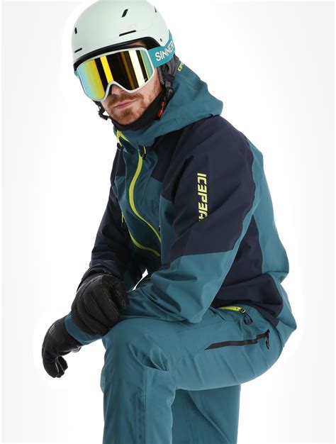 Icepeak Decatur Hardshell Skijacke Herren Emerald Gr N Skibekleidung