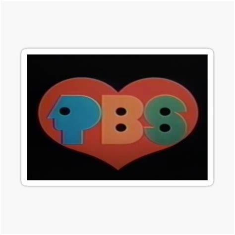 "Vintage PBS Logo 1972" Sticker for Sale by Jenniferkate72 | Redbubble