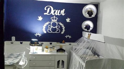 1 Kit Painel de Parede Completo Urso Príncipe Personalizado Decoração