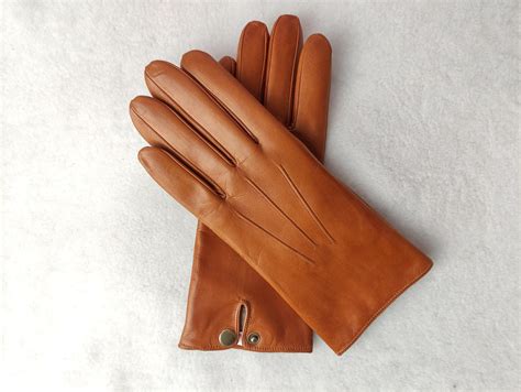 Gants En Cachemire Soie Doubl S De Cuir Gants Homme Faits Etsy