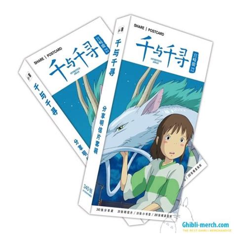 Spirited Away Postcard Collectible Pcs Set Ghibli Merch Store